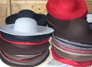 pioneer pirate or renaissance hat blanks in 4 colors more