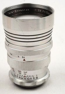 Enna Werk Tele Ennaston 13.5cm f3.5 Lens in Leica M39 Mount. Non 