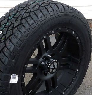 20 Flat Black Wheels & Tires Hummer H3, 20x9 Matte Black 20 inch 6x5 