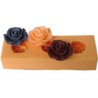 3D Rose Flower Fondant Cake Cookie Chocolate Mold Cutter Modelling 