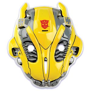 transformers bumblebee mask cake topper  5 95