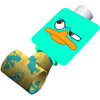 Phineas and Ferb Party Supplies Perry The Platypus Blowouts 8pk