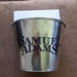 sam adams 5qt metal beer ice bucket bar cooler bonus  10 99 