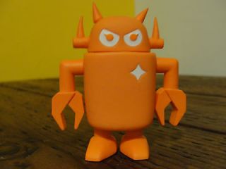Giant Robot   Big Boss Robot Vinyl Figurine   Orange   ~2.75 HIGHLY 