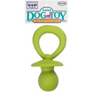 vip medium latex dog pacifier squeaker toy nwt one day