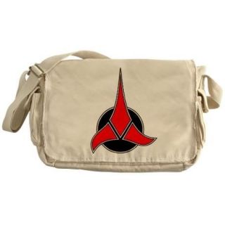STAR TREK New Red Black KLINGON Empire Symbol MESSENGER BAG Laptop 