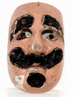 antique guatemalan dance mask alta verapaz christiano 