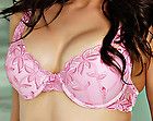 tattoo lace push up heavy padded booster bra pink 240