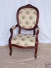 queen anne mahogany arm chair enlarge  or
