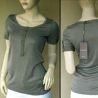 GUCCI Authentic New Womens Tank Top Shirt Blouse sz L Made in Italy 