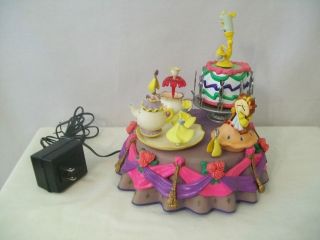 ENESCO BEAUTY AND THE BEAST MRS. POTTS TEAPOT AND FRIENDS MUSIC BOX # 