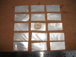 mother of pearl flat blank antique box repair 22x44mm from