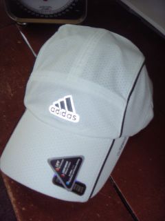 ADIDAS Adizero Trainer Cap/Hat White/black   NEW   Adjustable   NEW 
