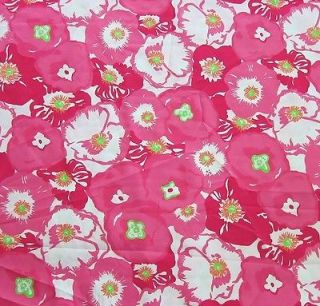 lilly pulitzer fabric hotty pink cherry begonias 1 yard from