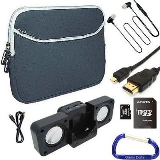   Case, Earphone, Speaker, SD Card, Cables Fuhu Nabi 2 Tablet   Black