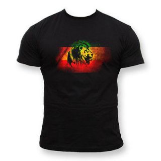 shirt Lion Reggae Jamaica Smoking Spliff Cannabis Marijuana Rasta 