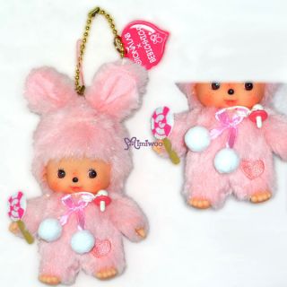 Japan Sekiguchi Monchhichi Baby Bebichhichi S Size BBCC Pink Fairy 