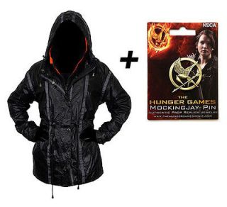   Games DELUXE Licensed JACKET Katniss Size S + FREE Mockingjay Pin