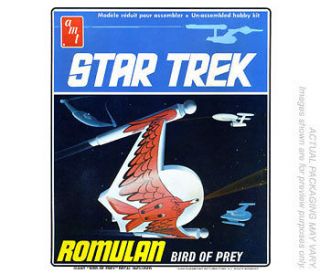 Star Trek, Romulan Bird of Prey AMT 665, 1650 Scale Plastic Model Kit