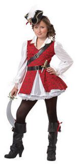 girls captain cuteness pirate halloween costume