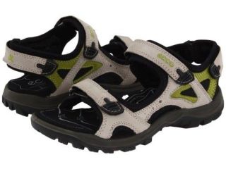 Ecco Women Sport Sandals Walking Leather Beige Moonrock Rainier