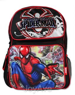   Marvel Spiderman Spider Scene 16 Large Backpack School Book Bag