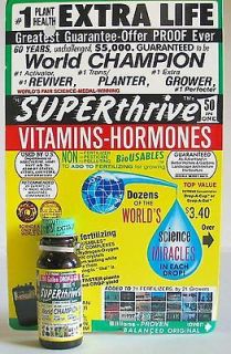 superthrive vitamins and hormones for plants 1 2 oz time