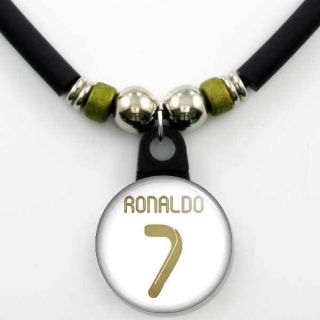 Cristiano Ronaldo #7 Real Madrid 2011 12 Home Jersey Necklace, NEW