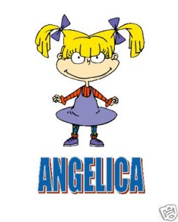 rugrats 5x7 angelica t shirt iron on transfer rug rats