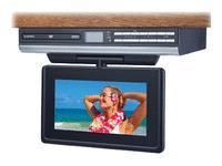   VE927 9 Inch LCD Drop Down TV with Built In DVD Player and Clock Radio