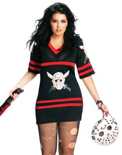 plus size friday the 13th miss jason voorhees womens halloween