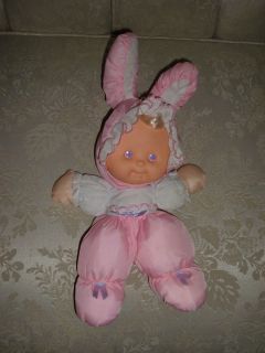 vintage fisher price puffalump kids pink bunny doll 1991 vinyl
