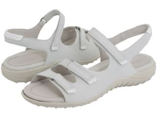 ECCO $120 Charm White Sandals 39 8 8.5 41 10 10.5