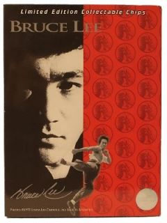 bruce lee limited edition set of 12 casino poker chips