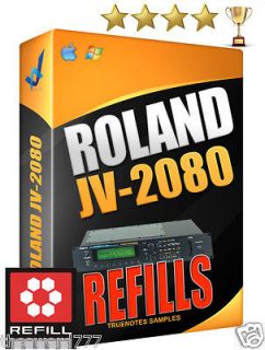 Roland JV 2080 1080 for REASON REFILL NN XT synth sounds samples rack 