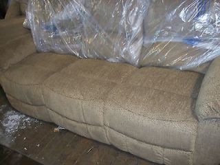 LT.BROWN   LAZYBOY DUAL RECLINER SOFA   LOCAL PICK UP ONLY   NEW
