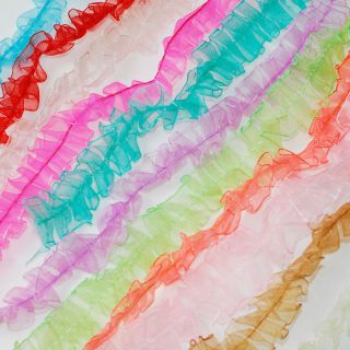 Lace Ruffle Ribbon 1 Trim wedding prom party supplies decorations 25 