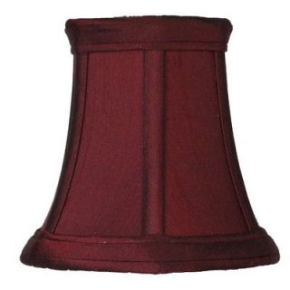 Inch Bell Chandelier Lamp Shade Silk Red Mini Clip On Shades