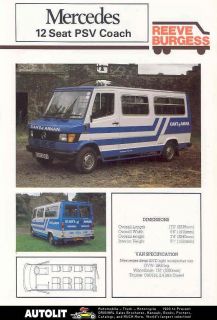 1980 mercedes benz reeve burgess l508d 12 bus brochure time