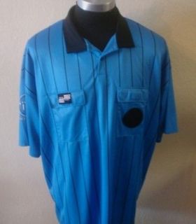   Soccer Federation USSF Blue Referee Jersey Shirt Official Sports 3XL