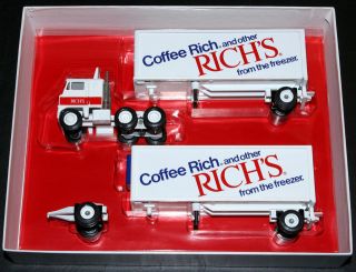 WINROSS DIECAST TRUCK & TRAILER, 164, RICHS, COFFEE RICH FROM THE 