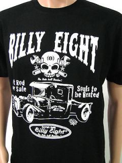 BILLY EIGHT SIZE M HOT ROD SKULL LOWRIDER MUSCLE CUSTOM CAR ROADSTER 