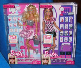 barbie fashionistas shopping spree sassy sweetie new one day shipping