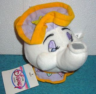   EXCLUSIVE BEAUTY & AND THE BEAST 6 MRS. POTTS BEAN BAG PLUSH TOY