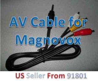 magnavox mpd835 3 5mm av cable for portable dvd player