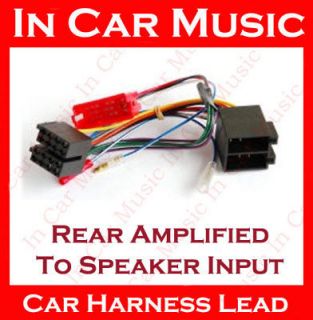   Rear Speaker Bose Amplifier Bypass Wiring Harness Adaptor Lead Audi A6