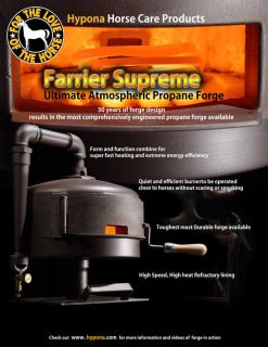 hypona farrier supreme propane farrier blacksmith forge as seen in