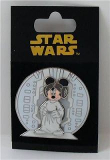 disney star wars minnie mouse princess leia pin one day