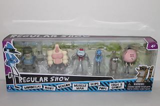   Figures 7 Mordecai Rigby Benson Muscle Man SKips Pops High 5 Ghost