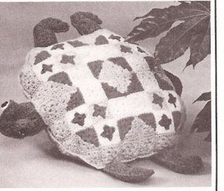 shelly turtle pillow toy granny crochet pattern 